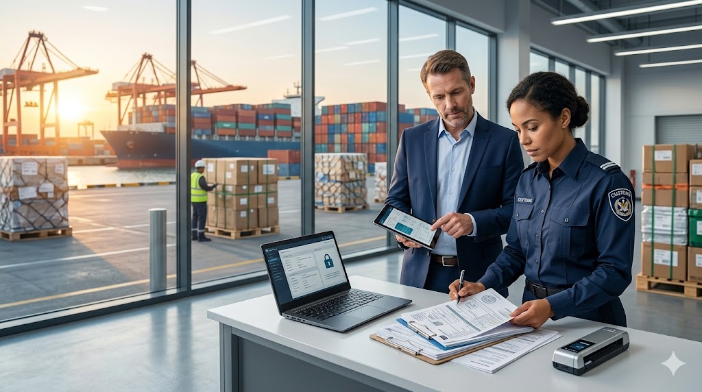 Customs clearance documentation and processing